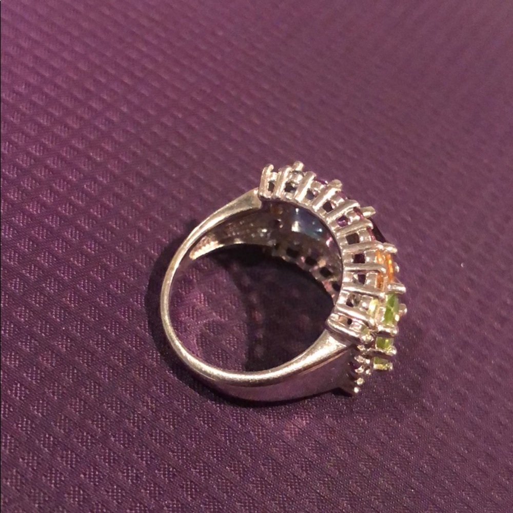 Multi Gemstone Ring - image 6